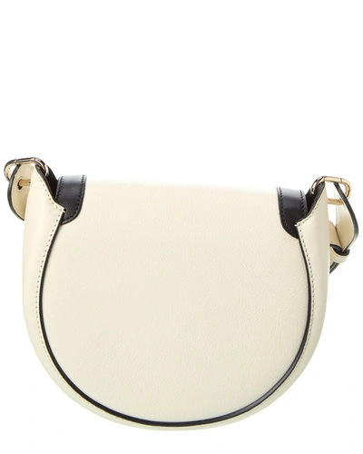 Shop Chloé Arlene Leather Crossbody In White