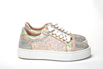 Rose gold louboutin trainers best sale