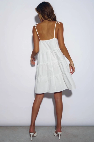Shop Sndys St. Tropez Mini Dress In White