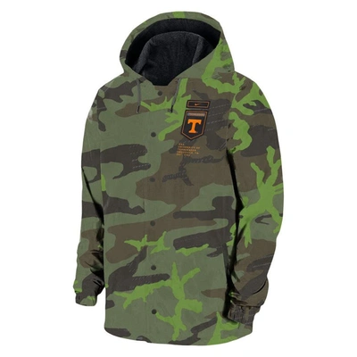 Shop Nike Hoodie Full-snap Jacket In Camo