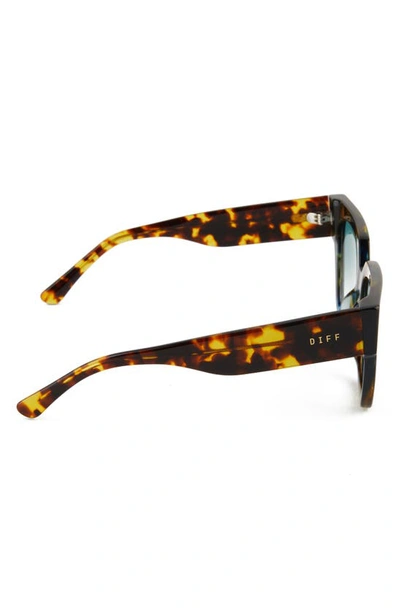 Shop Diff Remi Ii 53mm Gradient Square Sunglasses In Turquoise Gradient