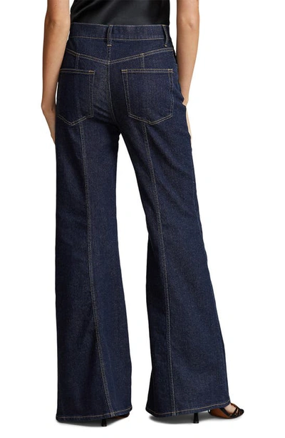 Shop Polo Ralph Lauren High Waist Flare Jeans In Daralis Wash