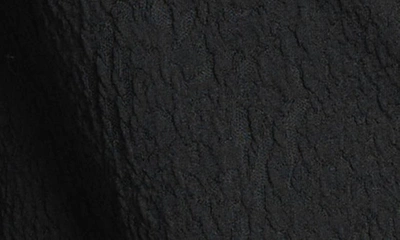 Shop John Varvatos Glenn Lace Band Collar Wool Blend Button-up Shirt In Black