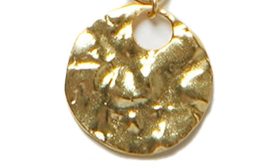 Argento Vivo Freshwater Pearl Pendant Necklace In Gold