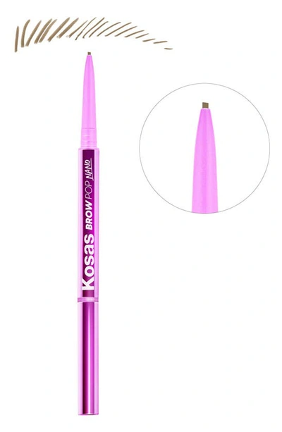 Shop Kosas Brow Pop Nano Ultra-fine Detailing + Feathering Pencil In Taupe