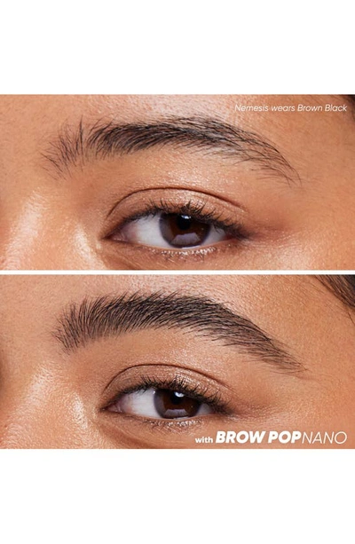 Kosas Brow Pop Nano Ultra-fine Detailing + Feathering Eyebrow Pencil Brown Black 0.001 oz / 0.03 G In Brown Black