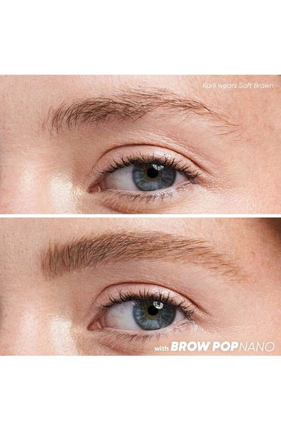 Kosas Brow Pop Nano Ultra-fine Detailing + Feathering Eyebrow Pencil Soft Brown 0.001 oz / 0.03 G In Soft Brown