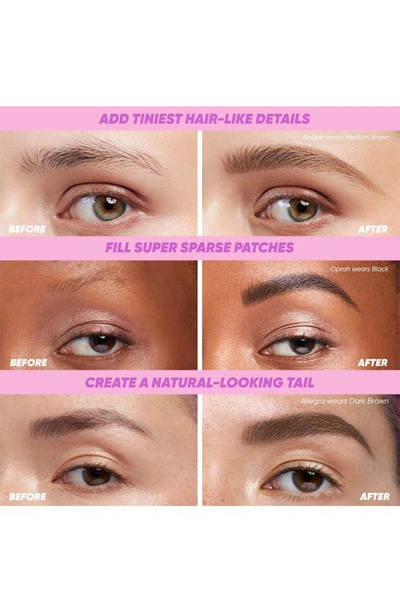 Kosas Brow Pop Nano Ultra-fine Detailing + Feathering Eyebrow Pencil Soft Brown 0.001 oz / 0.03 G In Soft Brown