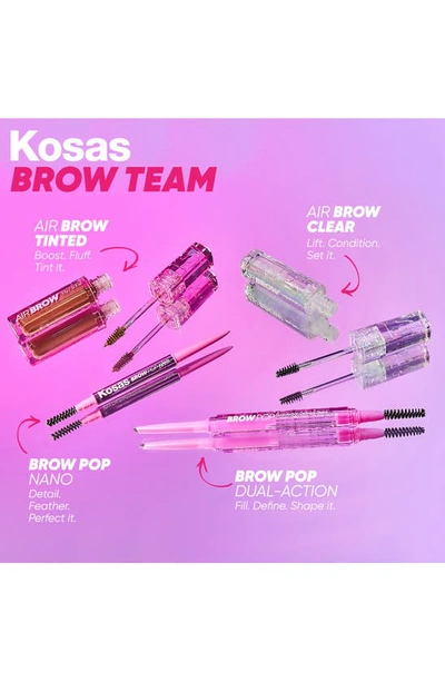 Kosas Brow Pop Nano Ultra-fine Detailing + Feathering Eyebrow Pencil Soft Brown 0.001 oz / 0.03 G In Soft Brown