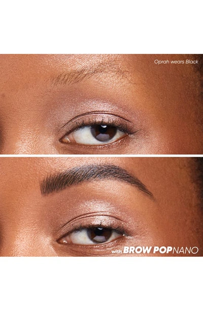 Kosas Brow Pop Nano Ultra-fine Detailing + Feathering Eyebrow Pencil Black 0.001 oz / 0.03 G In Black
