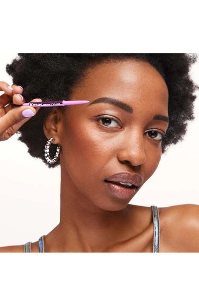 Kosas Brow Pop Nano Ultra-fine Detailing + Feathering Eyebrow Pencil Black 0.001 oz / 0.03 G In Black