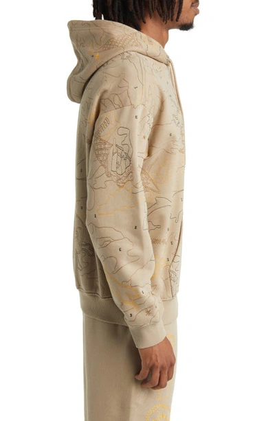 Shop Icecream Camouflage Embroidered Hoodie In Chinchilla