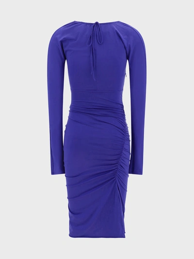 Shop Victoria Beckham Wrap Dress  Clothing Blue