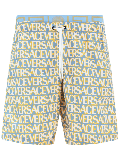 Shop Versace Dua Lipa X  Swimsuit Gianni  Clothing In Multicolor