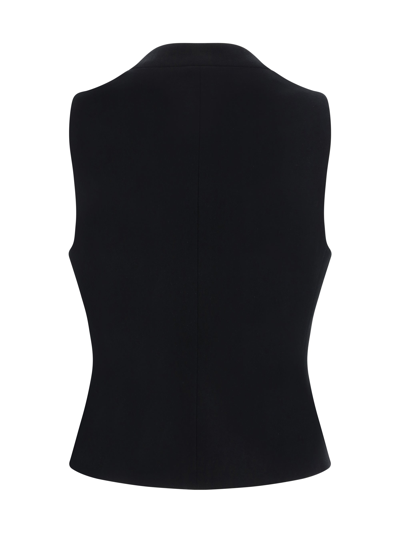 Shop Giorgio Armani Vest  Clothing Black
