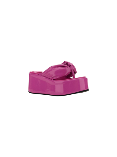 Shop Bettina Vermillon Dolly Sandals  Shoes In Multicolor