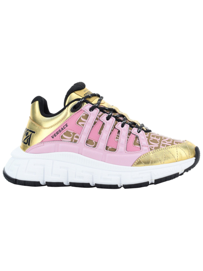 Shop Versace Dua Lipa X  Trigreca Sneakers Gianni  Shoes Pink
