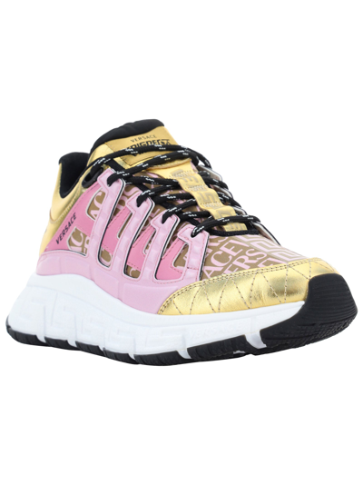 Shop Versace Dua Lipa X  Trigreca Sneakers Gianni  Shoes Pink