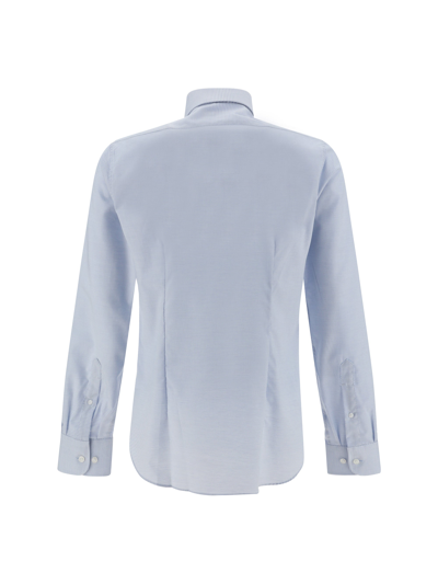 Shop Michael Kors Dobby Business Shirt  Clothing Blue