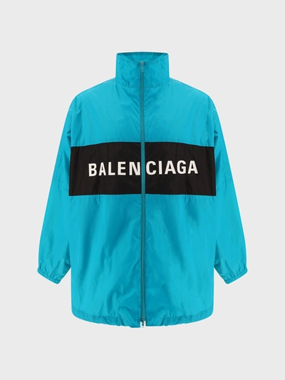 Balenciaga Windproof Jacket Clothing Turquoise