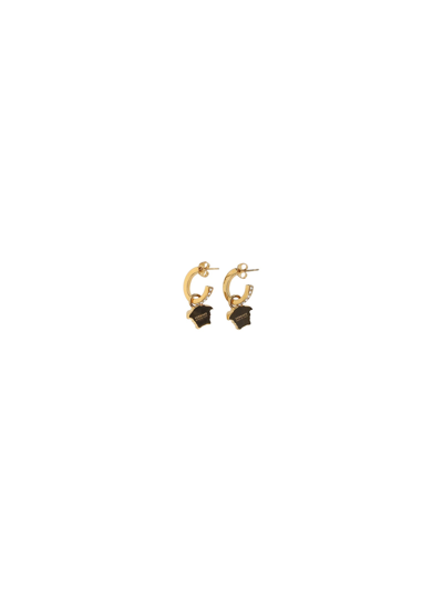 Shop Versace Earrings Gianni  Accessories In Multicolor