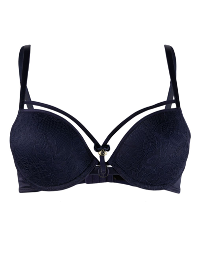 Shop Marlies Dekkers Space Odyssey Push-up Bra In Blue