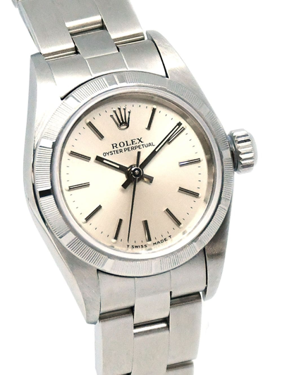 Pre-owned Rolex 1997  Oyster Perpetual 26mm In Silver