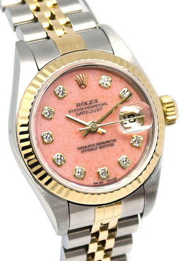 Pre-owned Rolex 2002  Datejust 26mm In Pink
