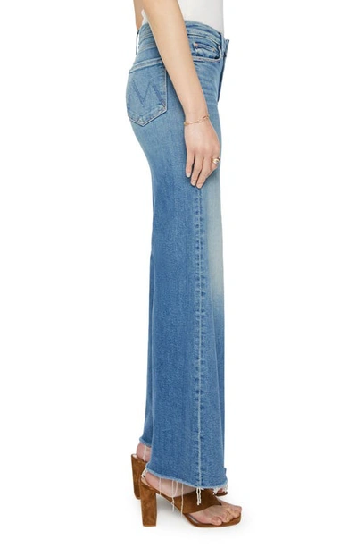 Shop Mother The Roller High Waist Wide Leg Jeans In Riding The Cliffside