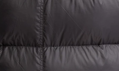 Shop Rick Owens Hooded Down Puffer Coat In Black/ Black