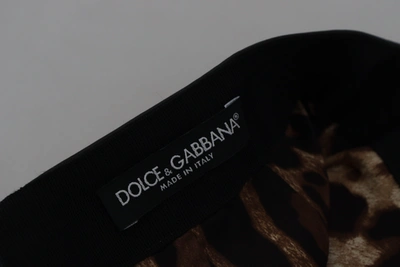 Shop Dolce & Gabbana Black Lambskin Leather A-line Mini Women's Skirt