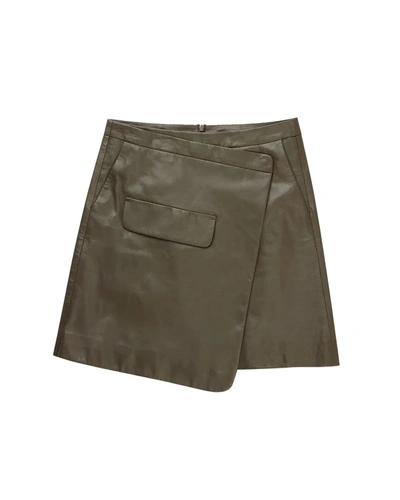 Shop Munthe Expence Skirt In Brown