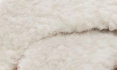 Shop Chooka Annie Crossband Faux Shearling Slide Sandal In Off White