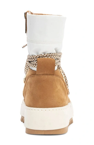 Aquatalia Amalia Boot In Off White/ Honey