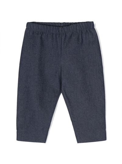 Studio Clay Leo Elasticated-waist Trousers In Blue