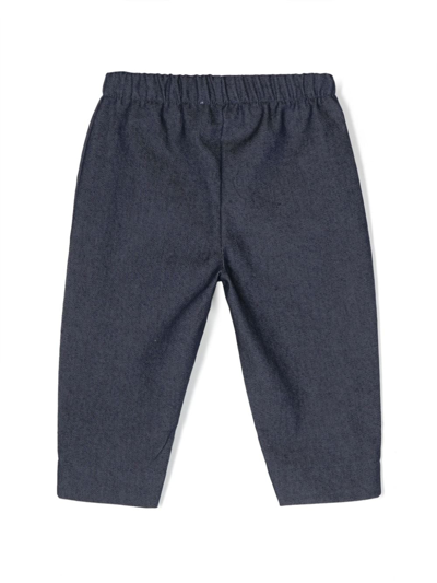 Studio Clay Leo Elasticated-waist Trousers In Blue