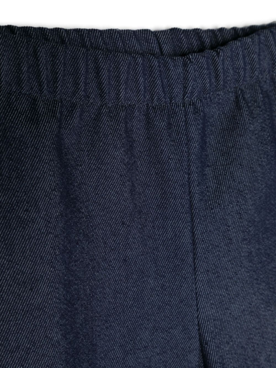 Studio Clay Leo Elasticated-waist Trousers In Blue