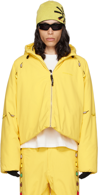 Shop Spencer Badu Yellow Beaded Jacket
