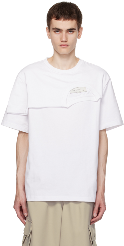 Shop Feng Chen Wang White Layered T-shirt