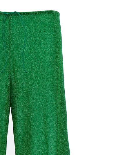 Shop Oseree Lumiere Plumage' Pants Green