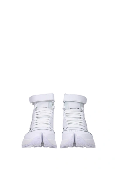Shop Maison Margiela Sneakers Reebok Leather White