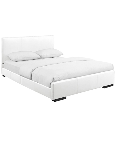 Shop Camden Isle S Hindes Upholstered Platform Bed In White