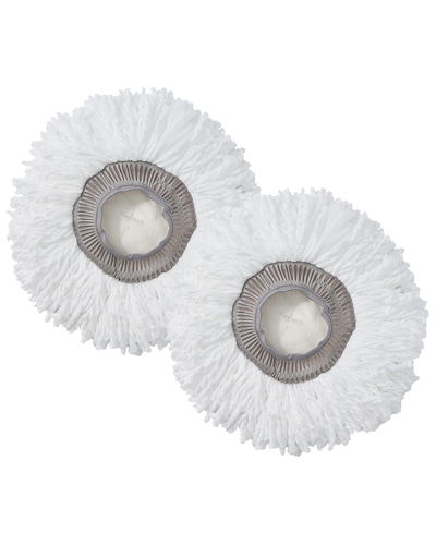 True & Tidy Round Mop Pads In Grey
