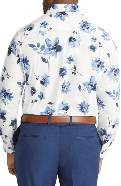 Shop Johnny Bigg Camden Floral Stretch Button-up Shirt In White