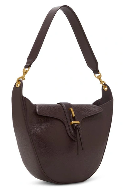 Shop Vince Camuto Maecy Leather Convertible Hobo Bag In Mulberry Cow