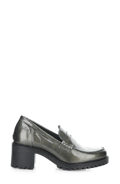 Bos. & Co. Innas Loafer Pump In Pewter Mascara Pat