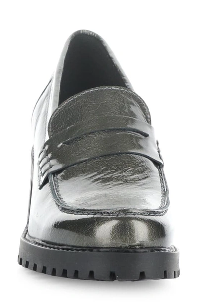 Bos. & Co. Innas Loafer Pump In Pewter Mascara Pat
