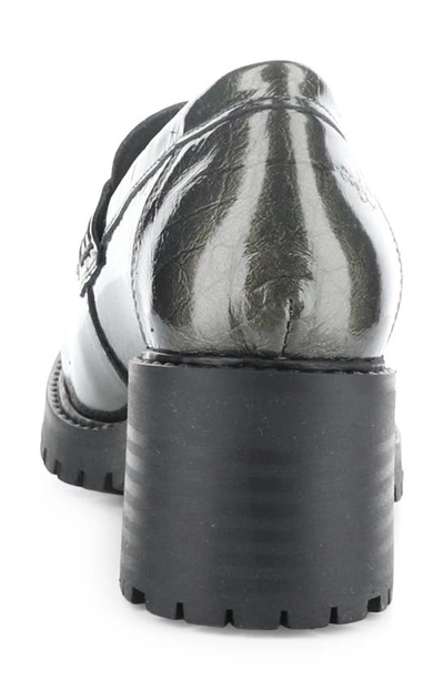 Bos. & Co. Innas Loafer Pump In Pewter Mascara Pat