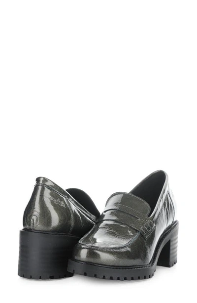 Bos. & Co. Innas Loafer Pump In Pewter Mascara Pat