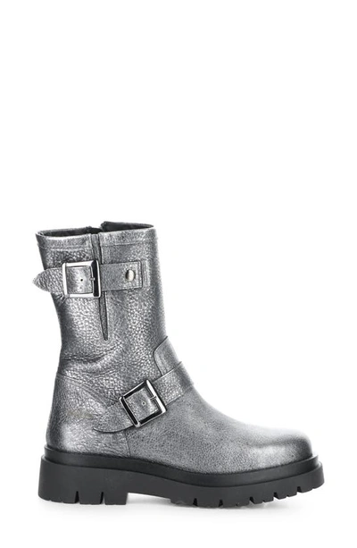 Shop Bos. & Co. Marang Waterproof Buckle Boot In Anthracite Floater Leather